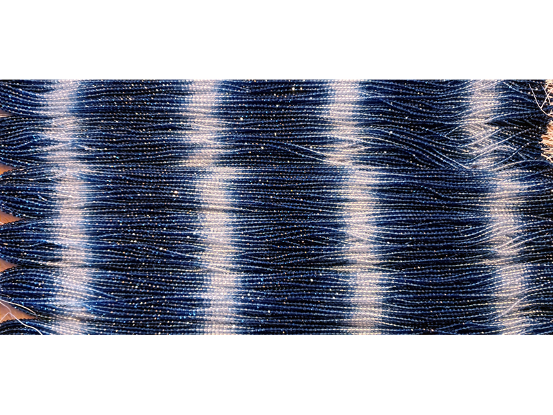 facettierte Glasperlen 3mm, dunkelblau, farblich verlaufend