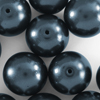 50g Glaswachsperlen 8mm Titanium Nachtblau