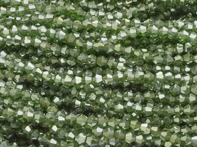 facettierte Doppelkegel Perlen Bicone Beads 3mm günstig