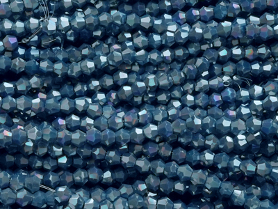 facettierte Doppelkegel Perlen Bicone Beads 3mm günstig