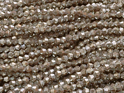 facettierte Doppelkegel Perlen Bicone Beads 3mm günstig