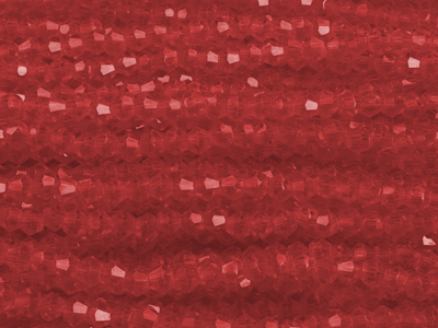 facettierte Doppelkegel Perlen Bicone Beads 3mm Farbe Rot
