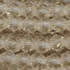1 Strang (~145 Stk) facettierte Perlen, Doppelkegel ~3mm