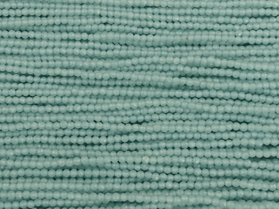 winzige, facettierte, geschlilffene runde Glasperlen 2mm, Fa