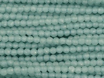 winzige, facettierte, geschlilffene runde Glasperlen Farbe p