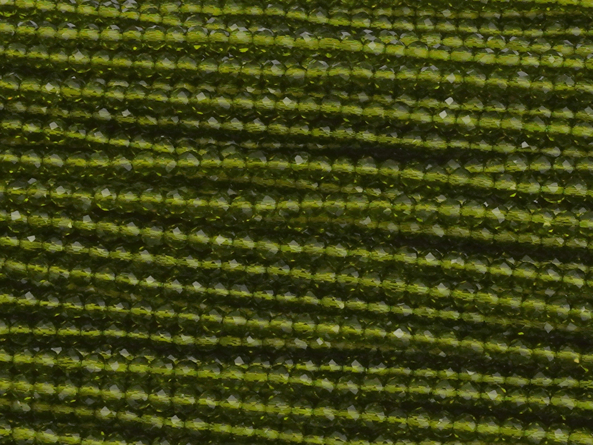 winzige, facettierte, geschlilffene runde Glasperlen 2mm, Fa