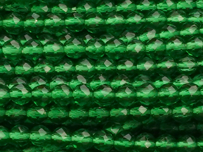 winzige geschlilffene runde Glasperlen 2mm Farbe: Peridot Gr