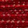 1 Strang (~186 Stk) facettierte Perlen, rund ~2mm, Medium Siam