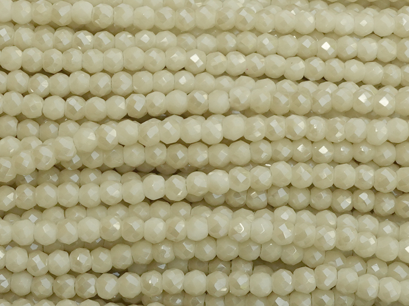facettierte Glasperlen rund 3mm zum Schmuckmachen, Farbe: Be