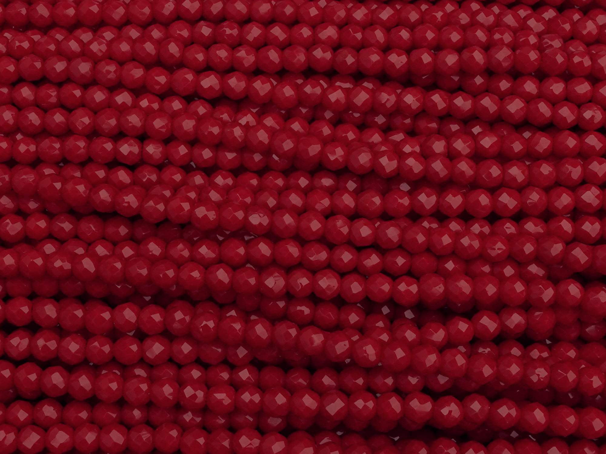 facettierte Glasperlen rund 3mm zum Schmuckmachen, Farbe: du