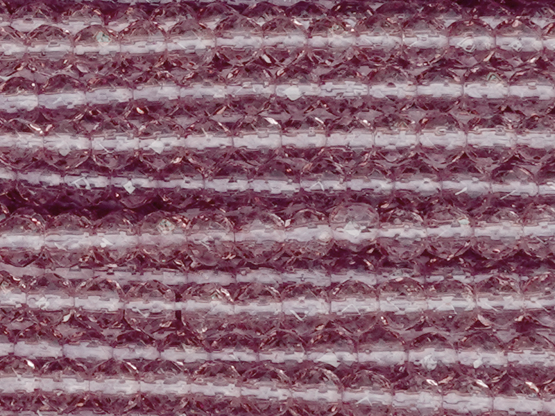 facettierte Glasperlen rund 3mm, Farbe: light amethyst - Nah