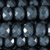 1 Strang (~67 Stk) facettierte Perlen, Rondellen ~8x6mm