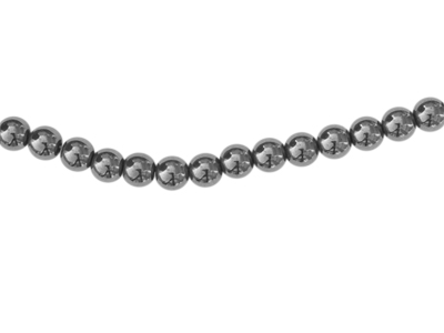 Hämatit Stein Perlen rund 6mm günstig kaufen