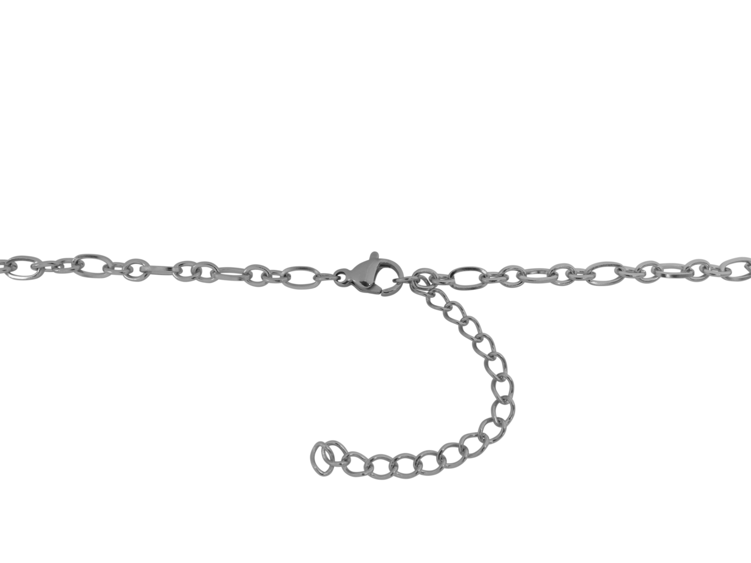 Halskettchen aus Edelstahl, gut geeignet zum Einhängen von C