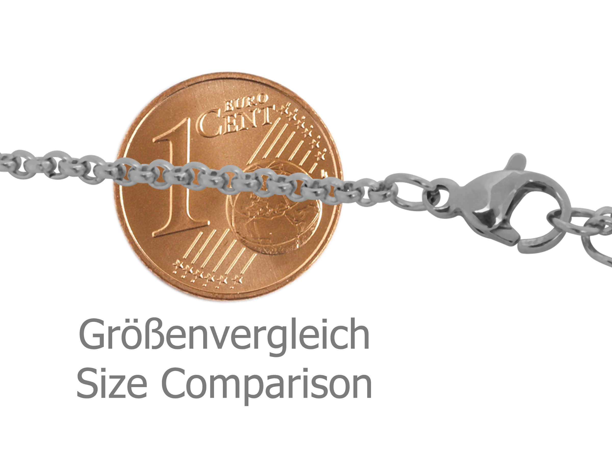 Halskettchen aus Edelstahl, gut geeignet als Männerschmuck -