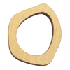 Holzelement naturform ~36x29x4mm