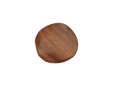 gewellte hochwertige Holzscheibe zum Schmuck und Ohrringe ma
