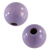 40 Stk. runde Holzperlen 8mm flieder
