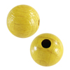 40 Stk. runde Holzperlen 8mm gelb