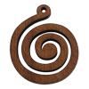 Holzanhänger Schnecke ~35x29mm