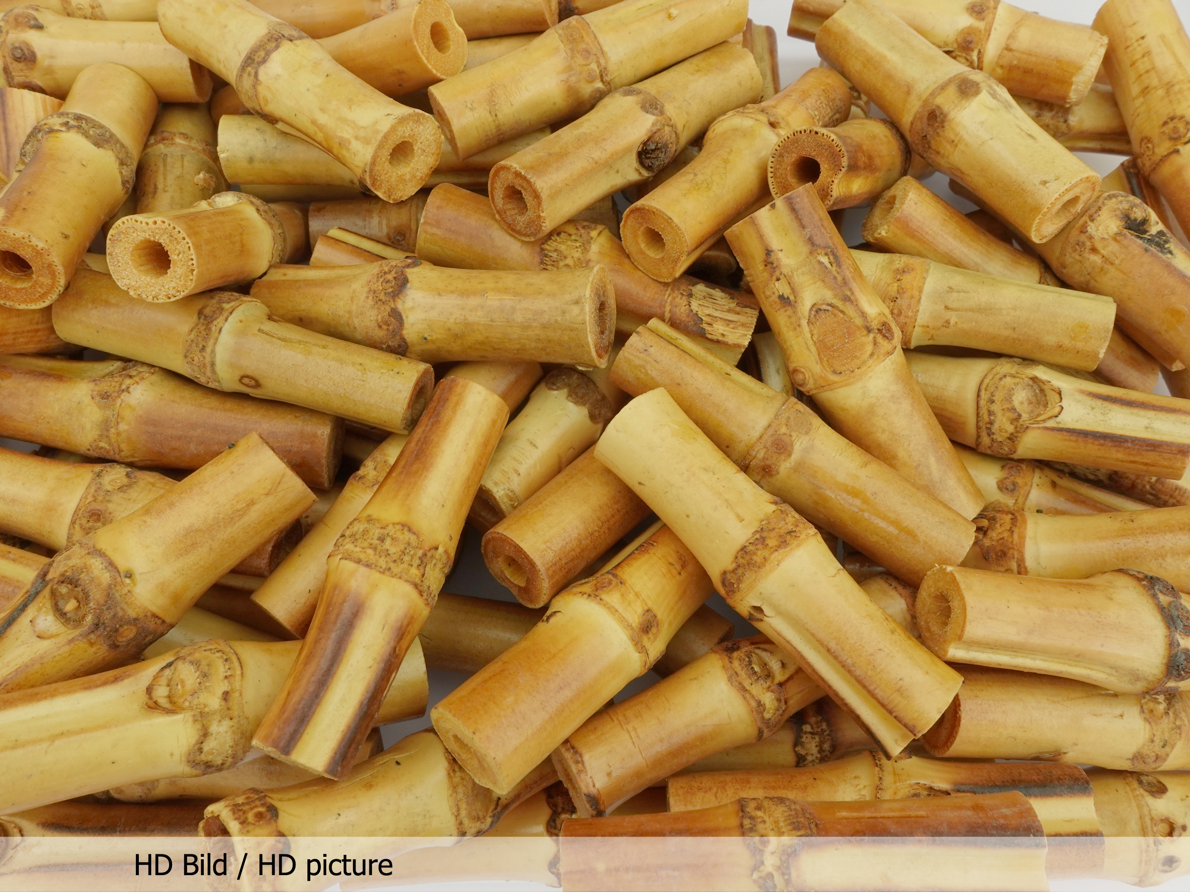 46mm langes Bambusstück zum Schmuckmachen - HD Bild