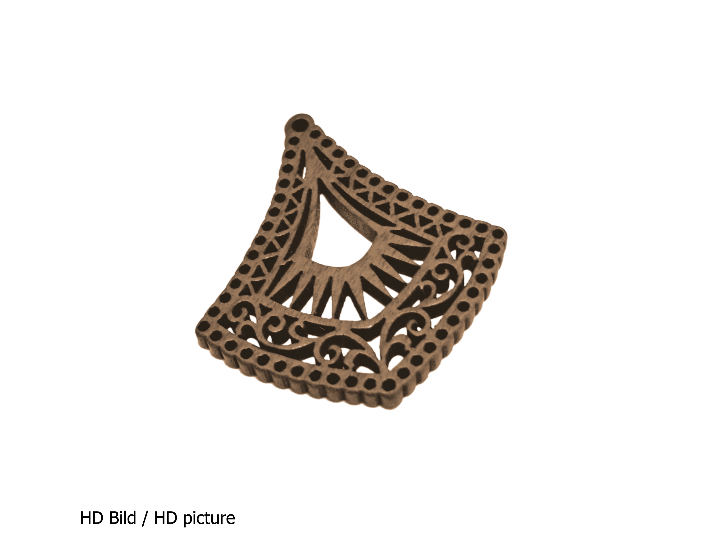 hochwertige Ornament aus Holz zum Ohrringe machen und Holzsc