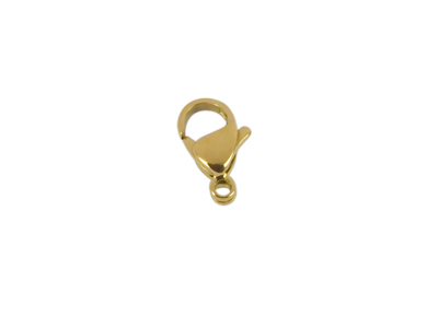 goldene polierte Karabinerschließen aus Edelstahl 12mm