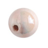 4 Stk Keramikperlen mit crackle Effekt rund 16mm Zartrosa mit AB