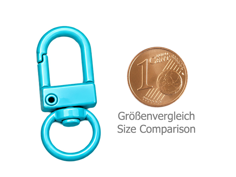 große bunte Karabiner für Taschen- Handy- oder Schlüsselanhä