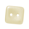1 Dose (12 Stk.) Knöpfe, Quadrat 10mm, creme