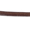 ~1 Meter Rundlederband 4mm Dunkelbraun