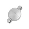 Edelstahl Magnetschliesse rund 8mm glänzend
