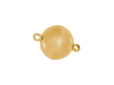 große goldene Magnetschließe
