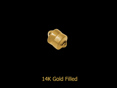 kleine, sehr starke, Magnetschließe 14k gold filled, Bild 1