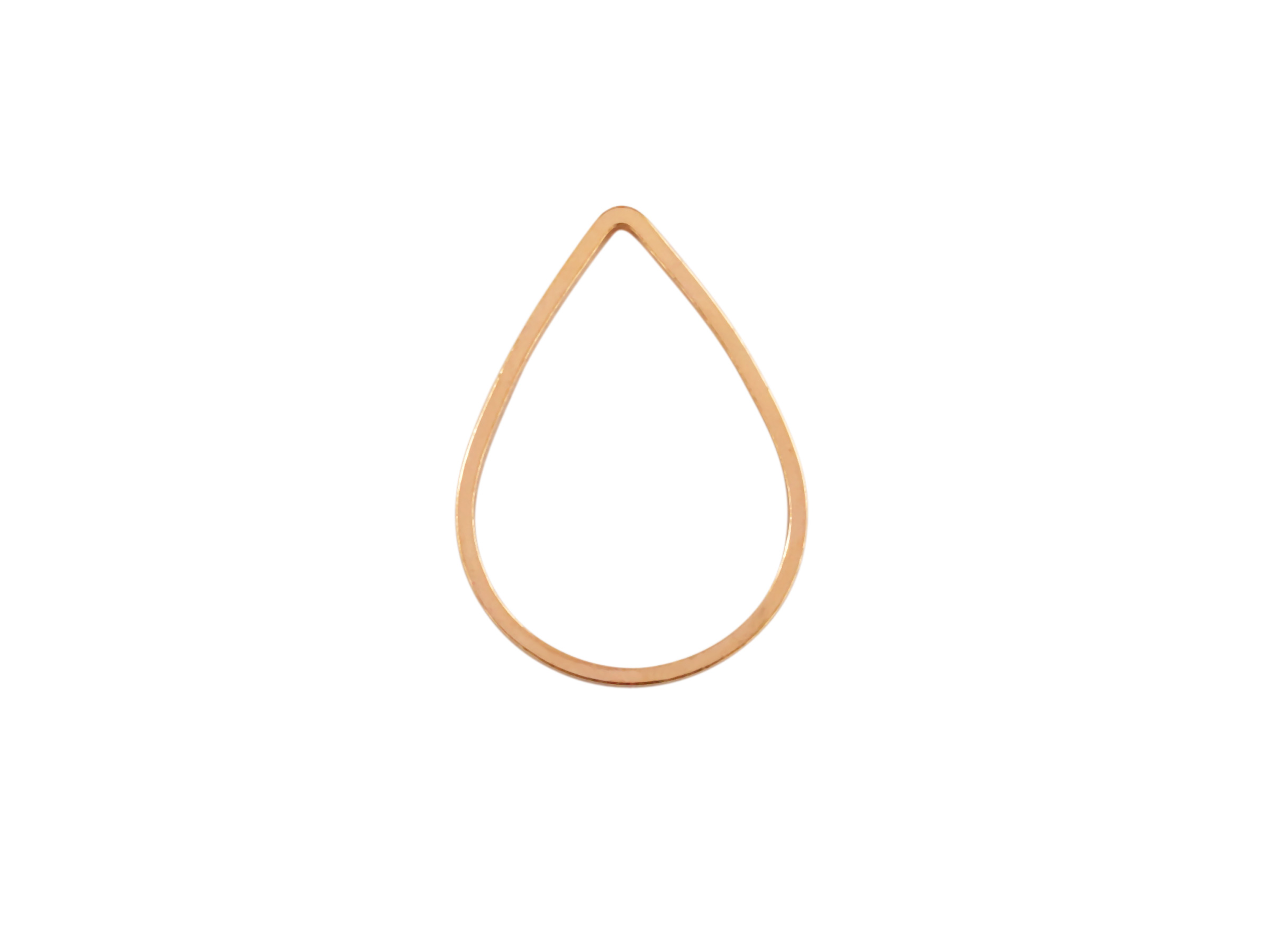 rosegoldene tropfenförmige Rahmen Form Basisrahmen für Brick