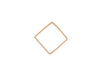 rosegold Trägerelemente für Miguel Ases Ohrringe