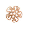 10 Stk. Perlenkappen 10mm Rosegold