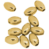 20 Stk. Messingperlen, Oliven 4x6mm, gold