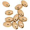 20 Stk. Messingperlen, Oliven 4x6mm, rosegold