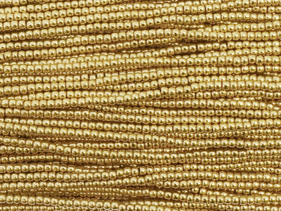 echt vergoldete Hämatit Perlen rund 2mm kaufen