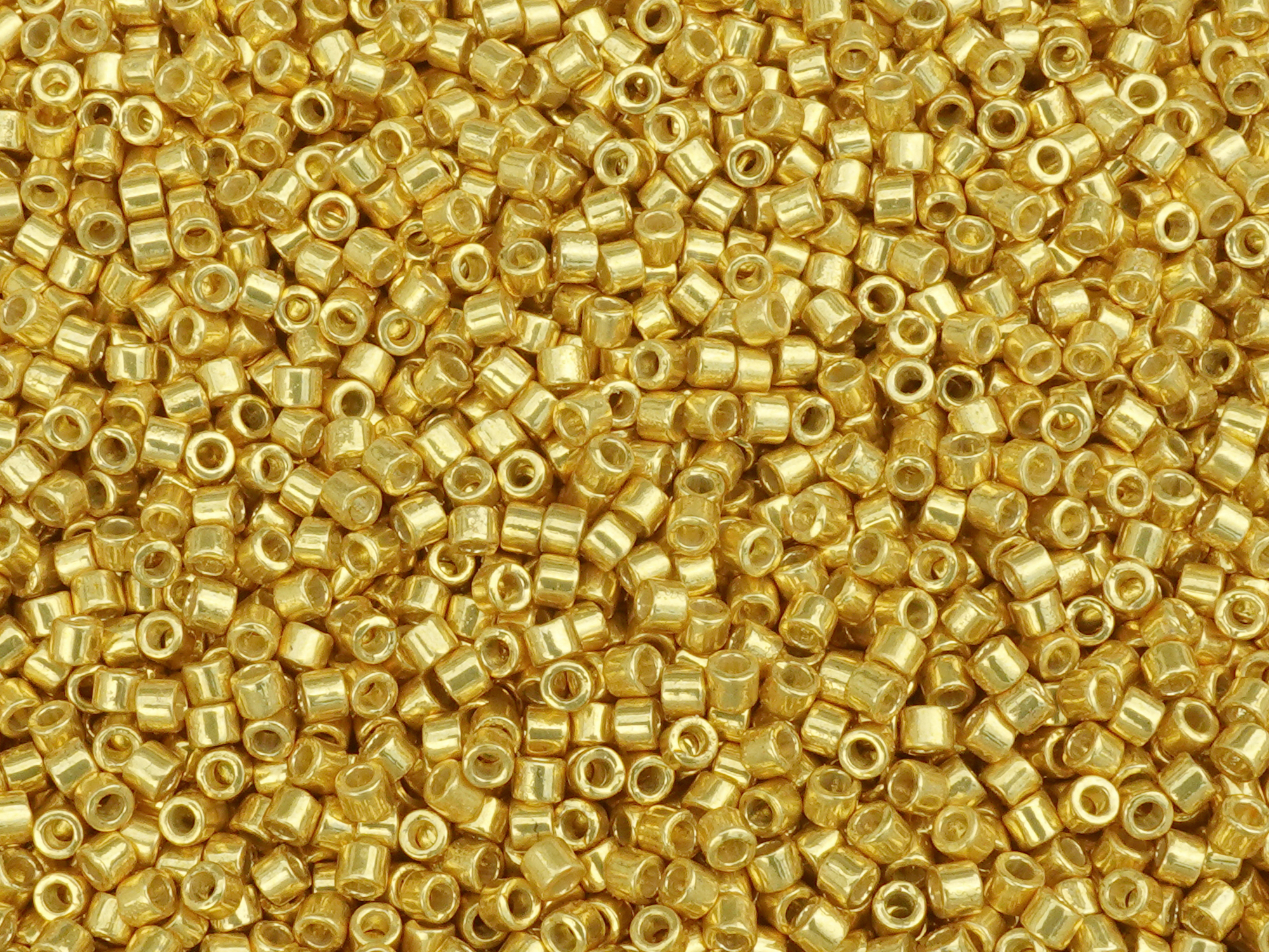 goldene Miyuki Delica Perlen Größe 10/0 Farbe DBM1832