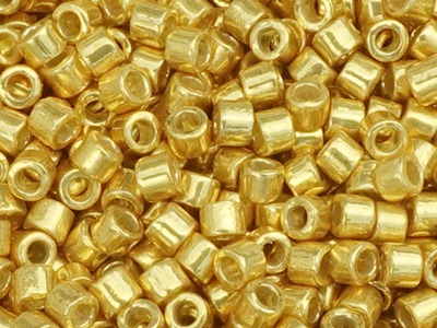 goldene Miyuki Delica Perlen Größe 10/0 Farbe DBM1832 - Naha