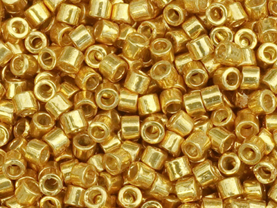 goldene Miyuki Delica Perlen Größe 10/0 Farbe DBM1833 - Naha