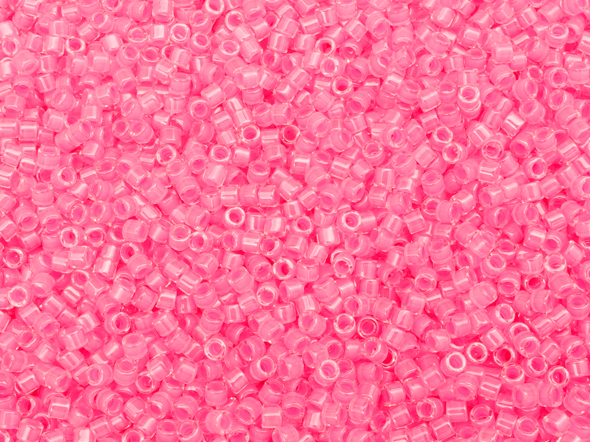neonpinke Miyuki Delica Perlen Größe 10/0 Farbe DBM2035