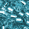 10g Miyuki 11/0 (1.6mm) Delica Perlen DB1209 Türkis mit Silbereinzug