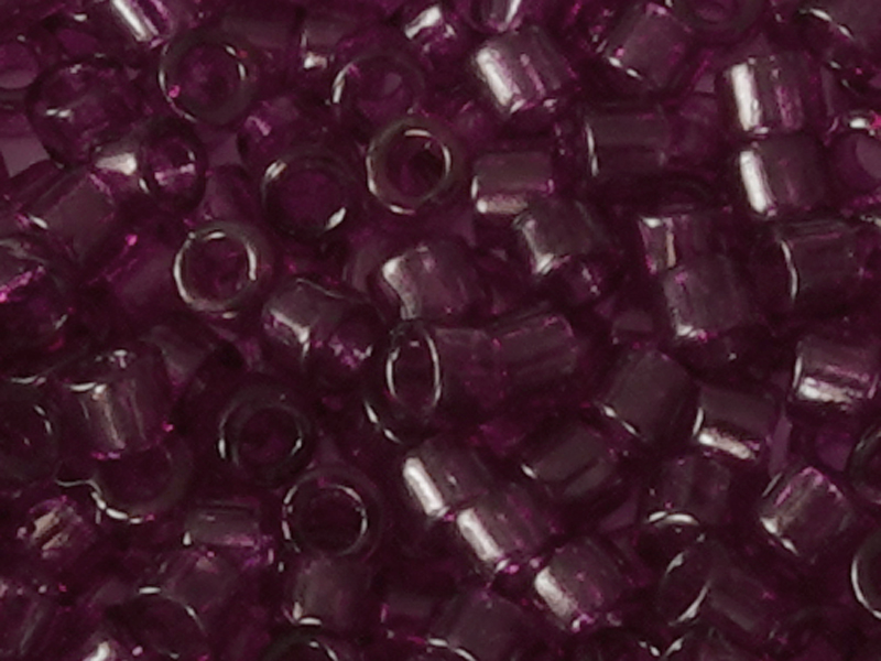 MIYUKI Delica Perlen 11/0 Farbe: DB1312 Pflaume - Nahaufnahm