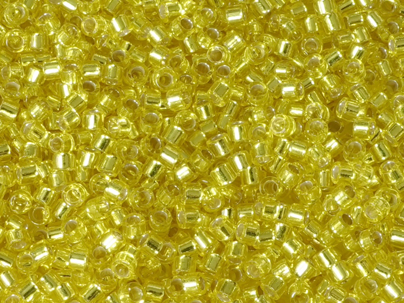 MIYUKI Delica Perlen 11/0 Farbe: DB145 Zitronengelb