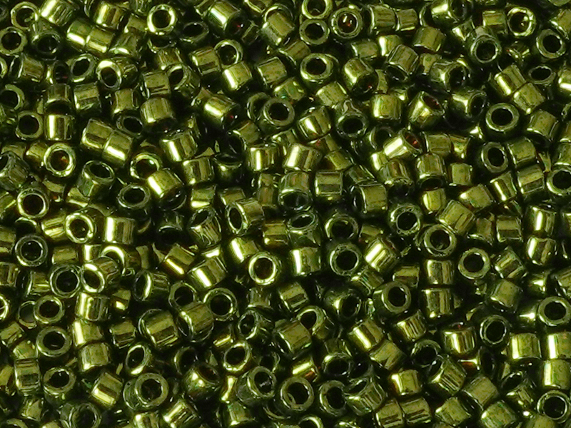 MIYUKI Delica Perlen 11/0 Farbe: DB11 metallic grün