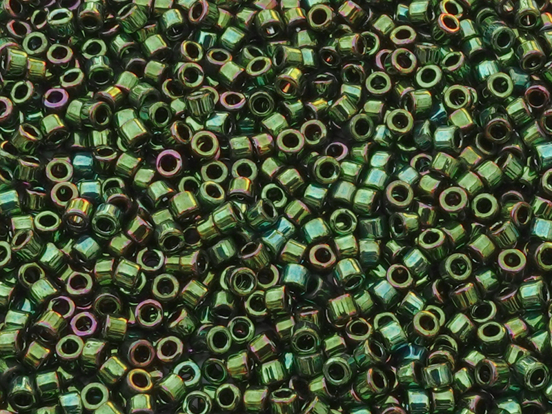 MIYUKI Delica Perlen Größe 11/0 (2mm) Farbe: DB27 Metallicgr