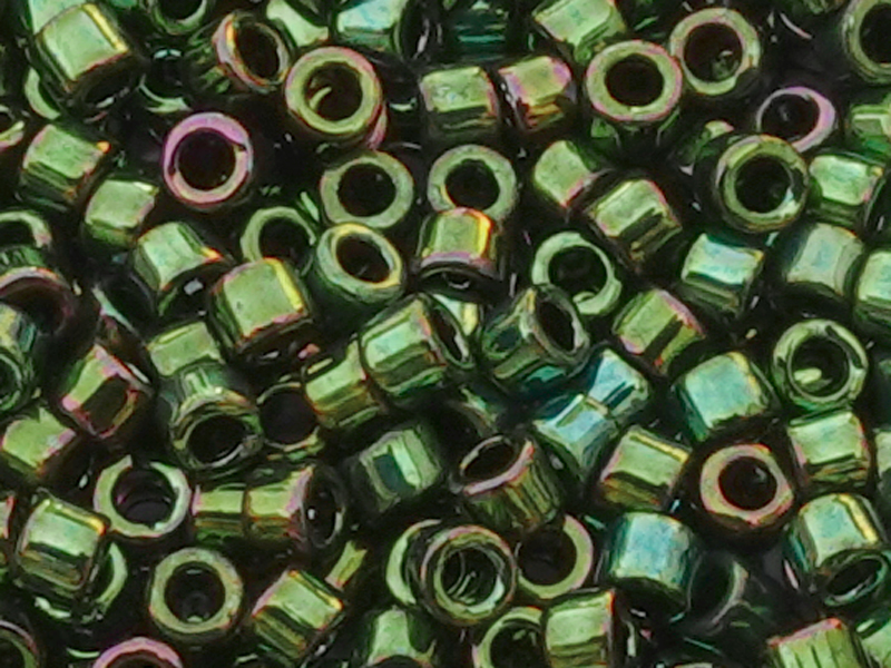 MIYUKI Delica Perlen Größe 11/0 (2mm) Farbe: DB27 Metallicgr